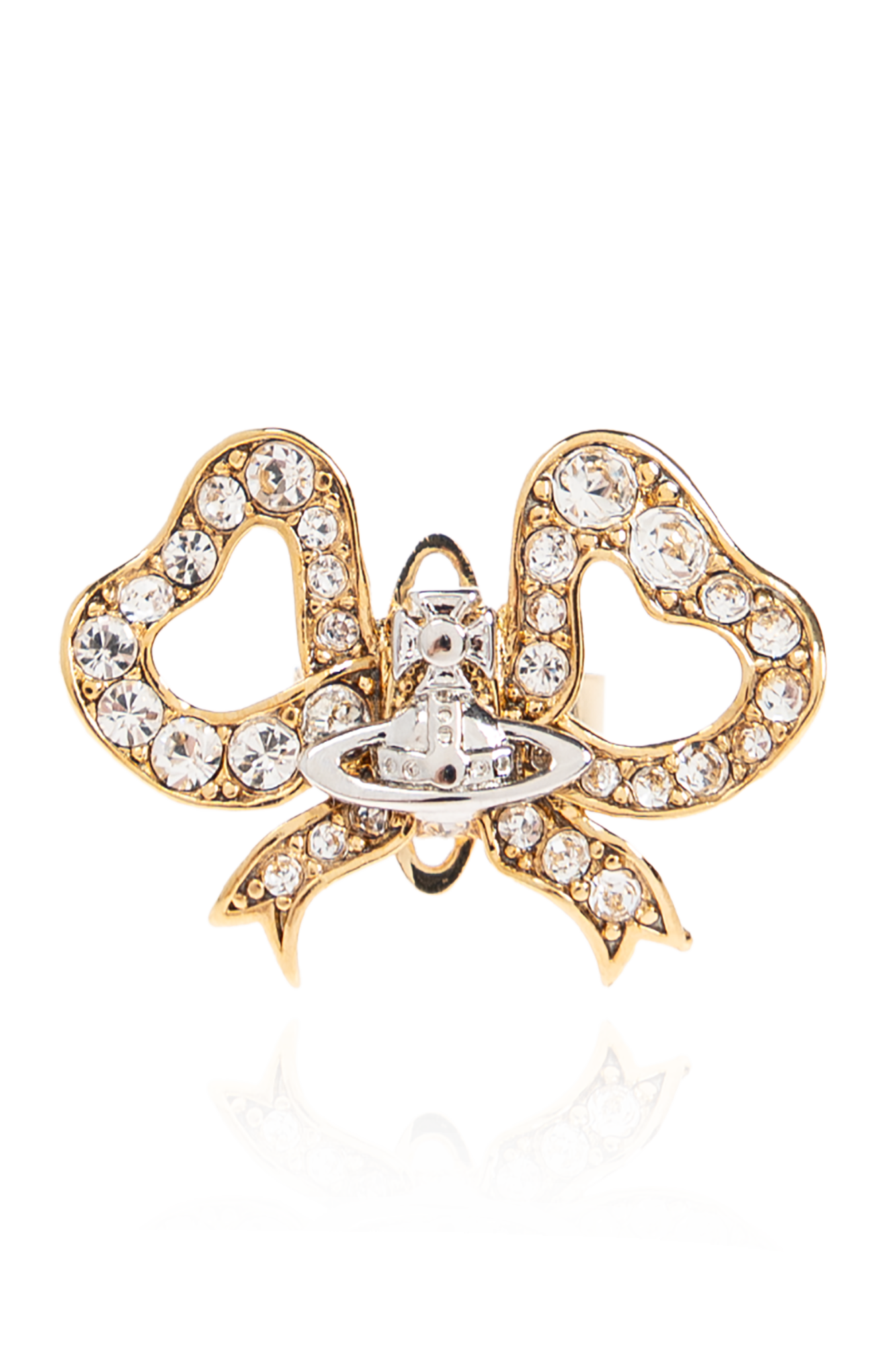 VIVIENNE WESTWOOD オフ 装飾 イヤリンク 6201037J02R964 R964 Gold Brass earrings Vivienne Westwood - Vitkac AS